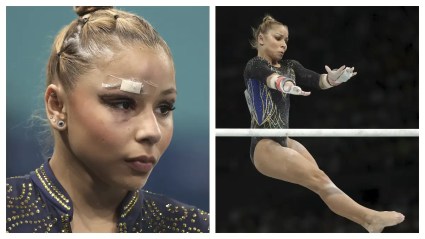 Dolorosa caída de gimnasta brasileña antes de ganar la medalla en París [VER]