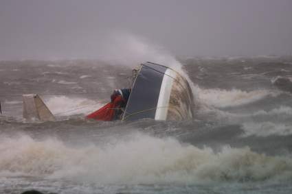 El paso del Huracán Helene: FOTOS Y VIDEOS