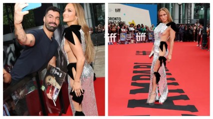 “El vestido de la venganza”: Jennifer López deslumbra en alfombra roja