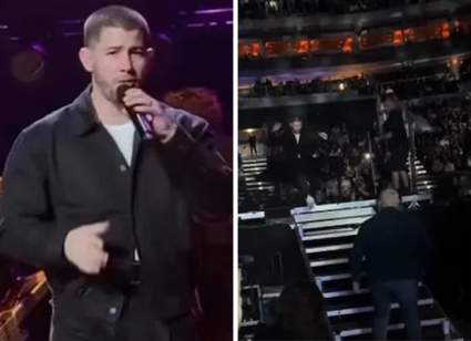 Nick Jonas abandona concierto tras ser apuntado con un láser [VIDEO]