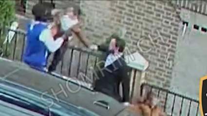 Intentan robar niño que iba con su papá en New York – VIDEO