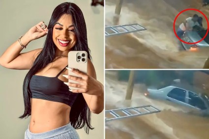 Influencer brasileña muere tras ser arrastrada por una inundación