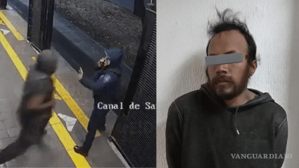 Indigente empujó a mujer policía al metro en México – VIDEO