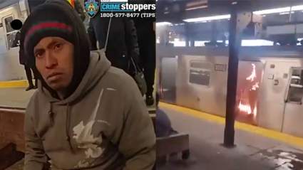 Migrante prende fuego a mujer en el metro de Nueva York